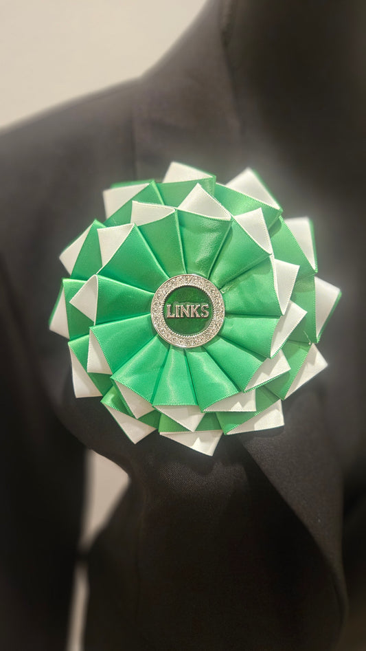 Links Flower Brooch - Flowers