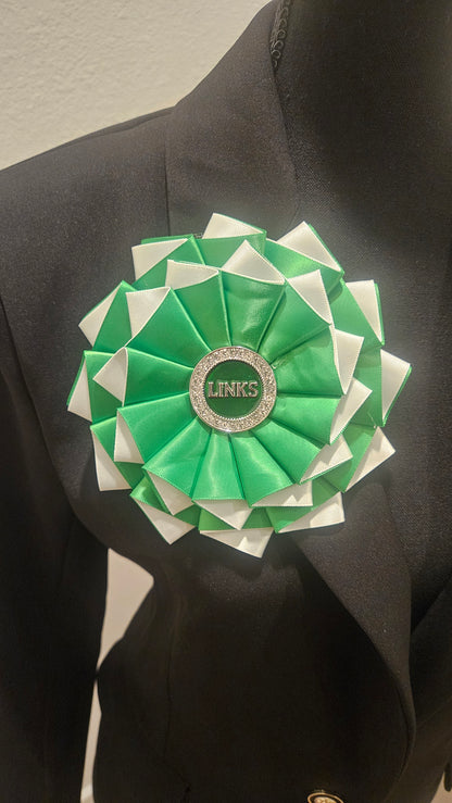 Links Flower Brooch - Flowers